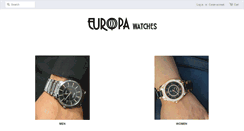 Desktop Screenshot of europawatches.com